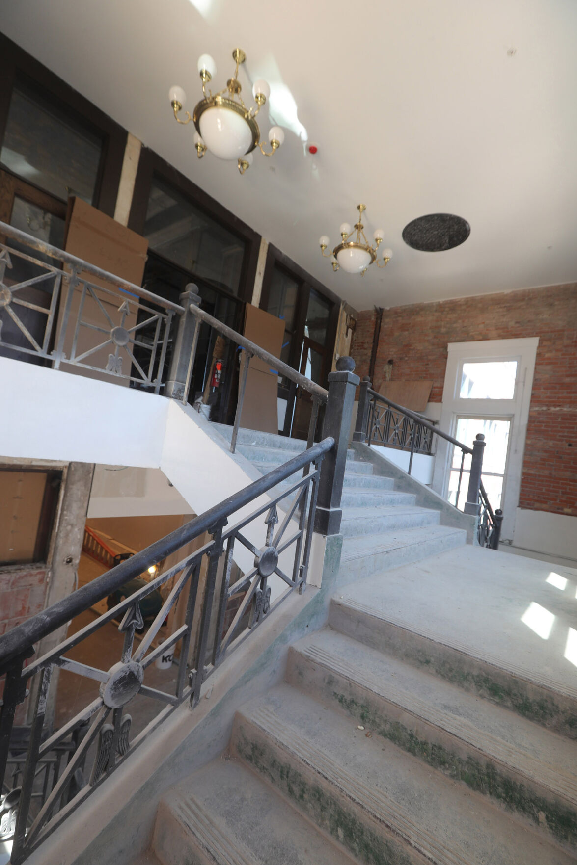 Rear staircase